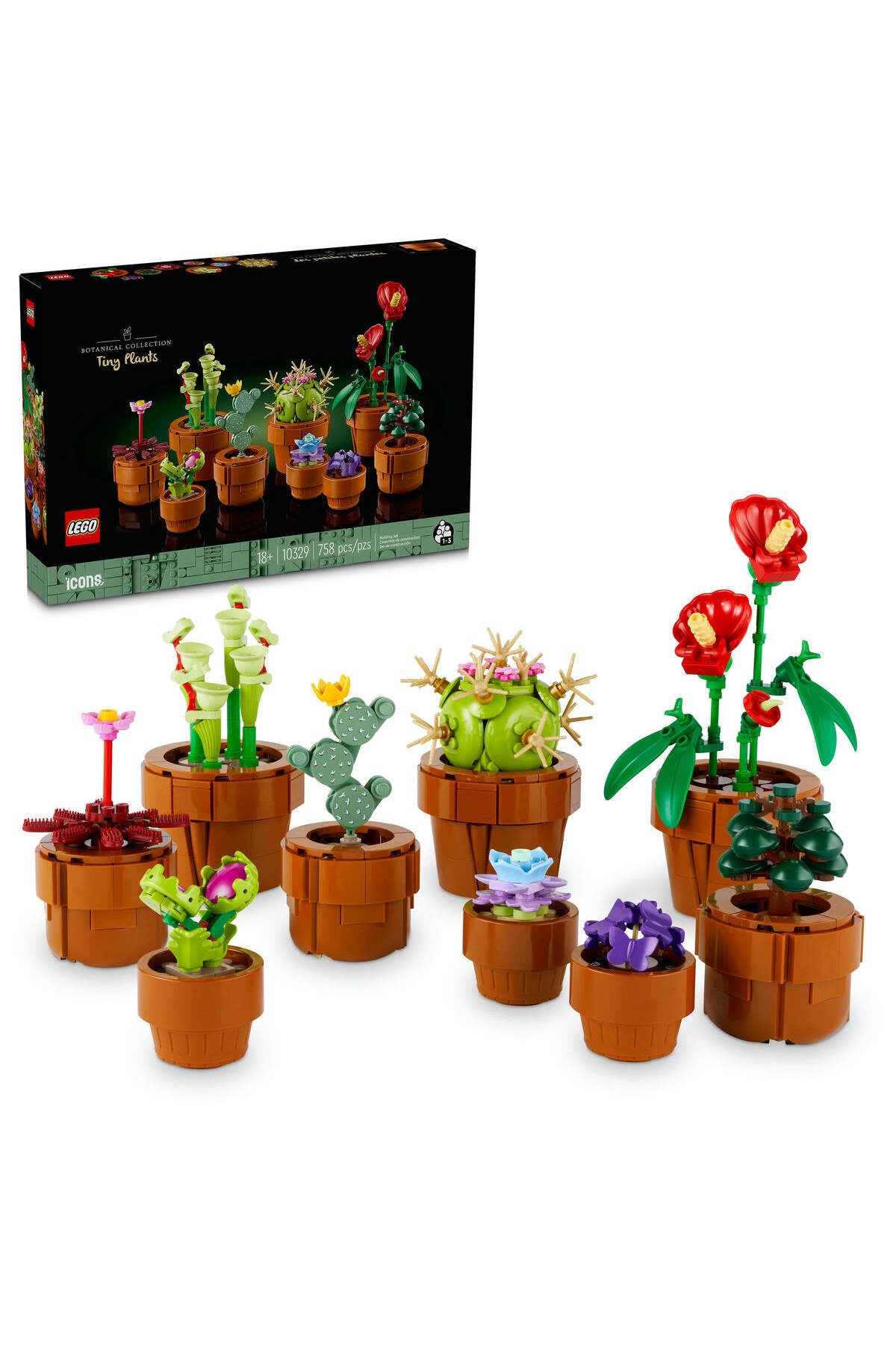 LEGO® Icons Tiny Plants Building Set for Adults 10329