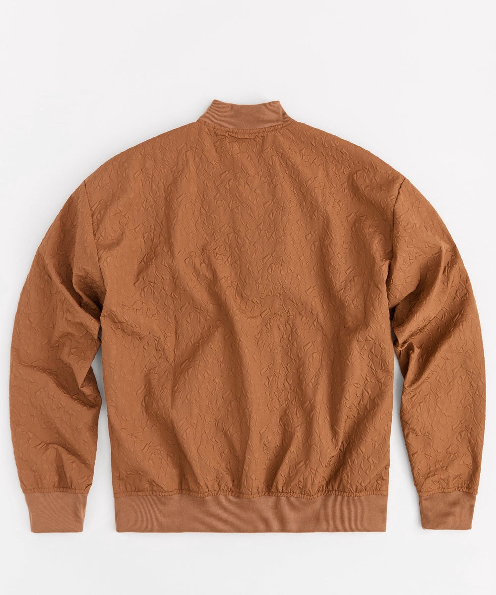 Coaches Reason Chenille Patched Jacket - Brown