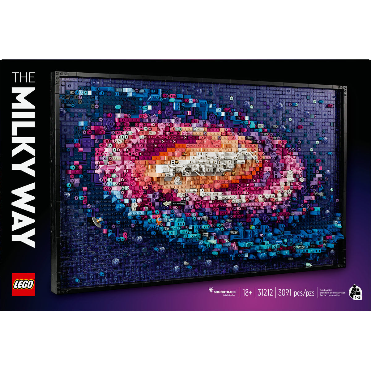 LEGO® Art the Milky Way Galaxy Wall Art Set 31212