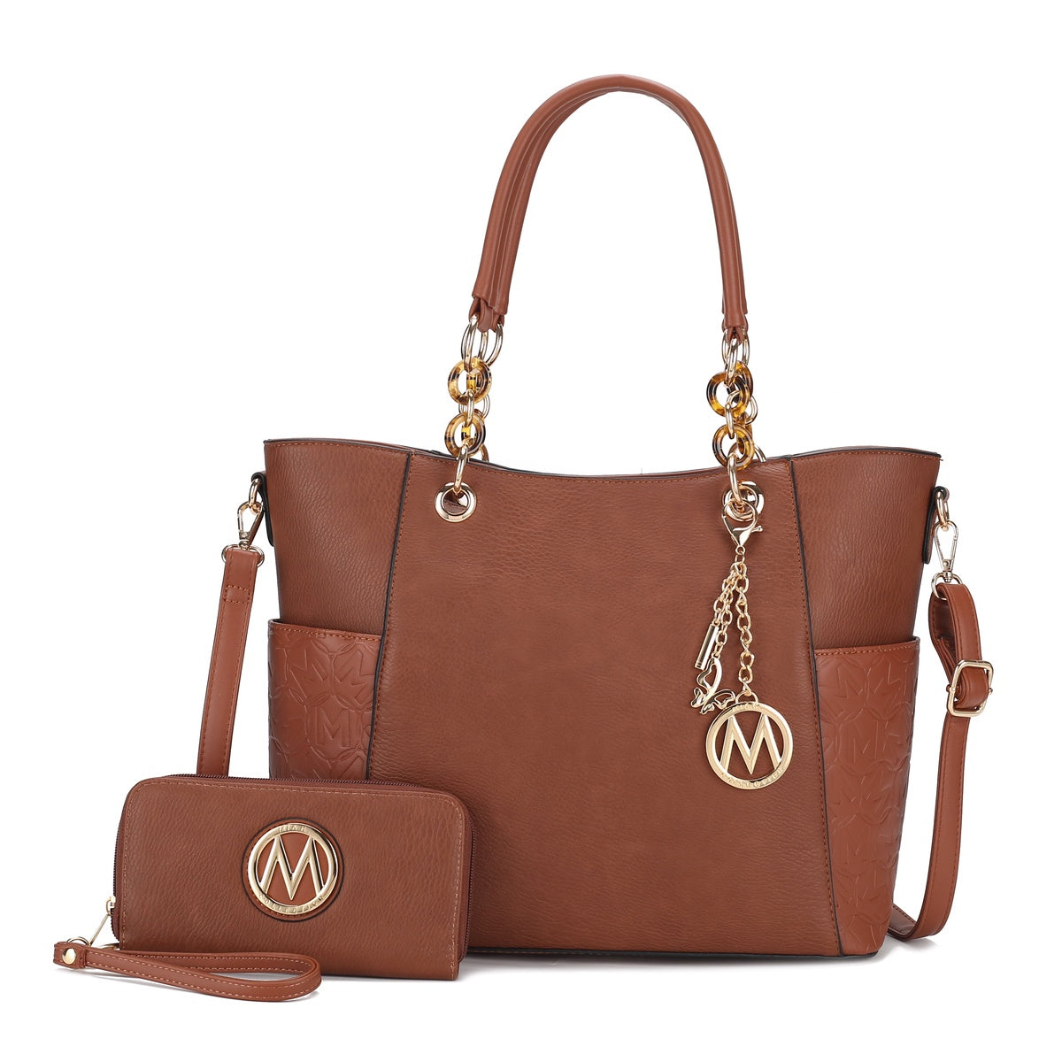 Merlina Embossed Tote Bag and Set