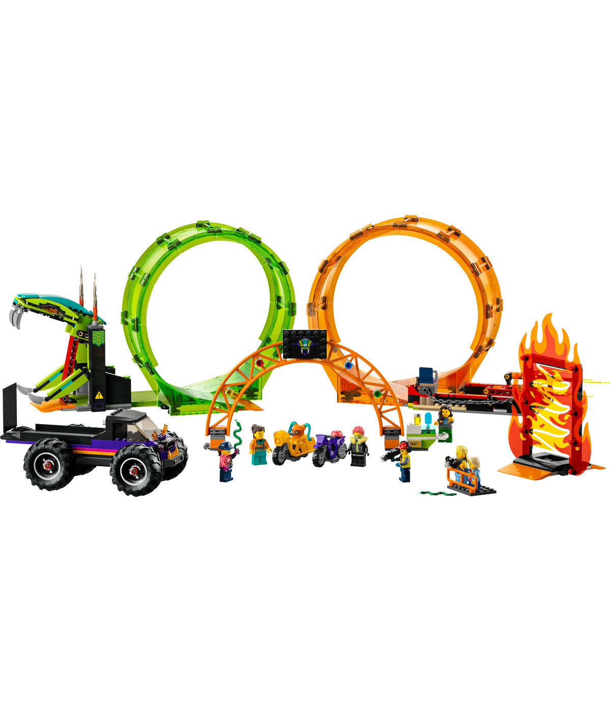 LEGO City Double Loop Stunt Arena 60339 Building Kit (598 Pieces)
