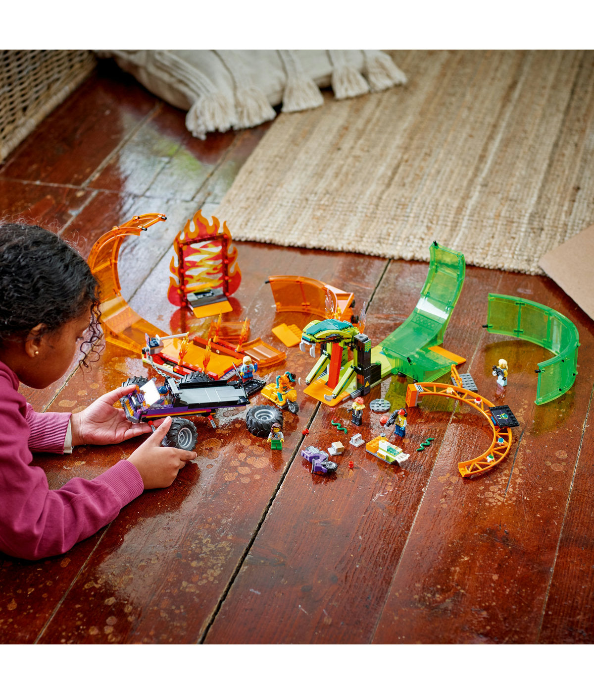 LEGO City Double Loop Stunt Arena 60339 Building Kit (598 Pieces)