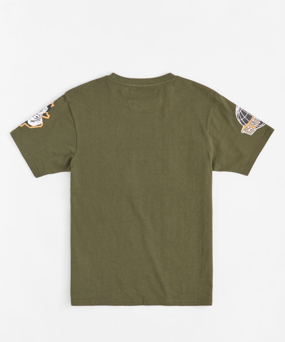 Scarface Racing Short Sleeve Tee - Olive Green