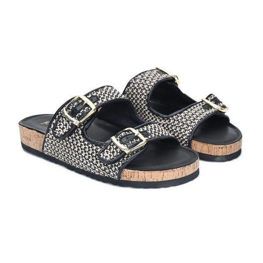 Melina - Black Sandals