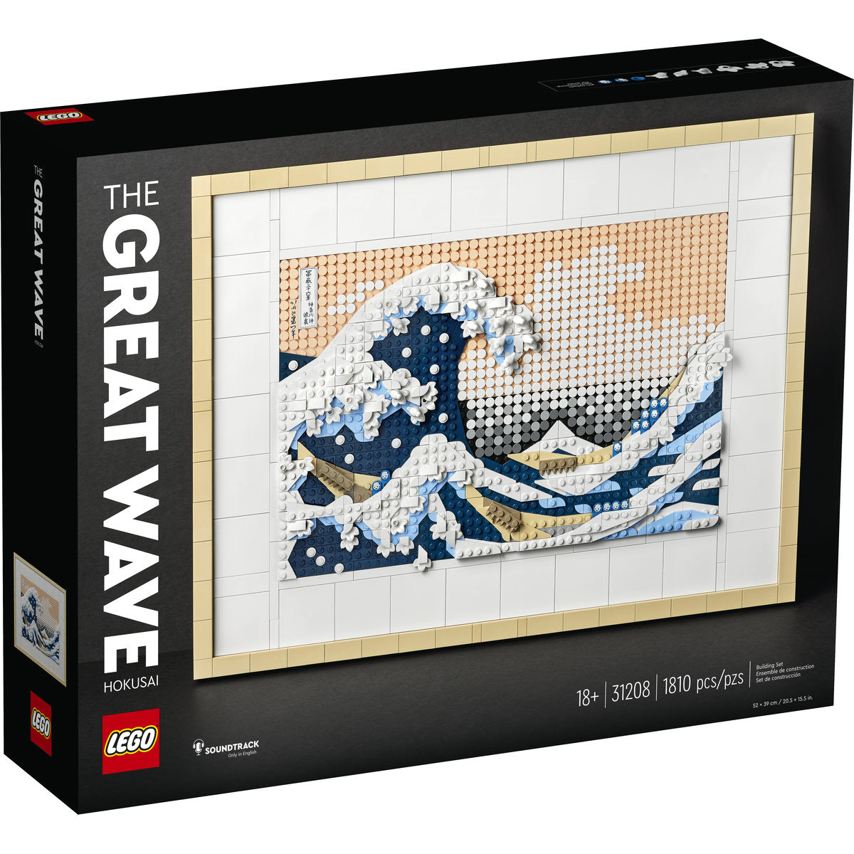 LEGO® Art Hokusai – The Great Wave 31208 Building Kit 1,810 Pieces