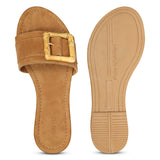Amsterdam Suede - Cognac Sandals