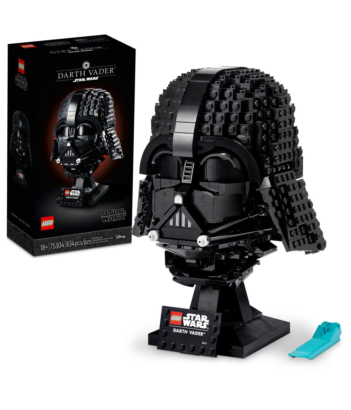 LEGO Star Wars Darth Vader Helmet 75304 Collectible Building Kit (834 Pieces)