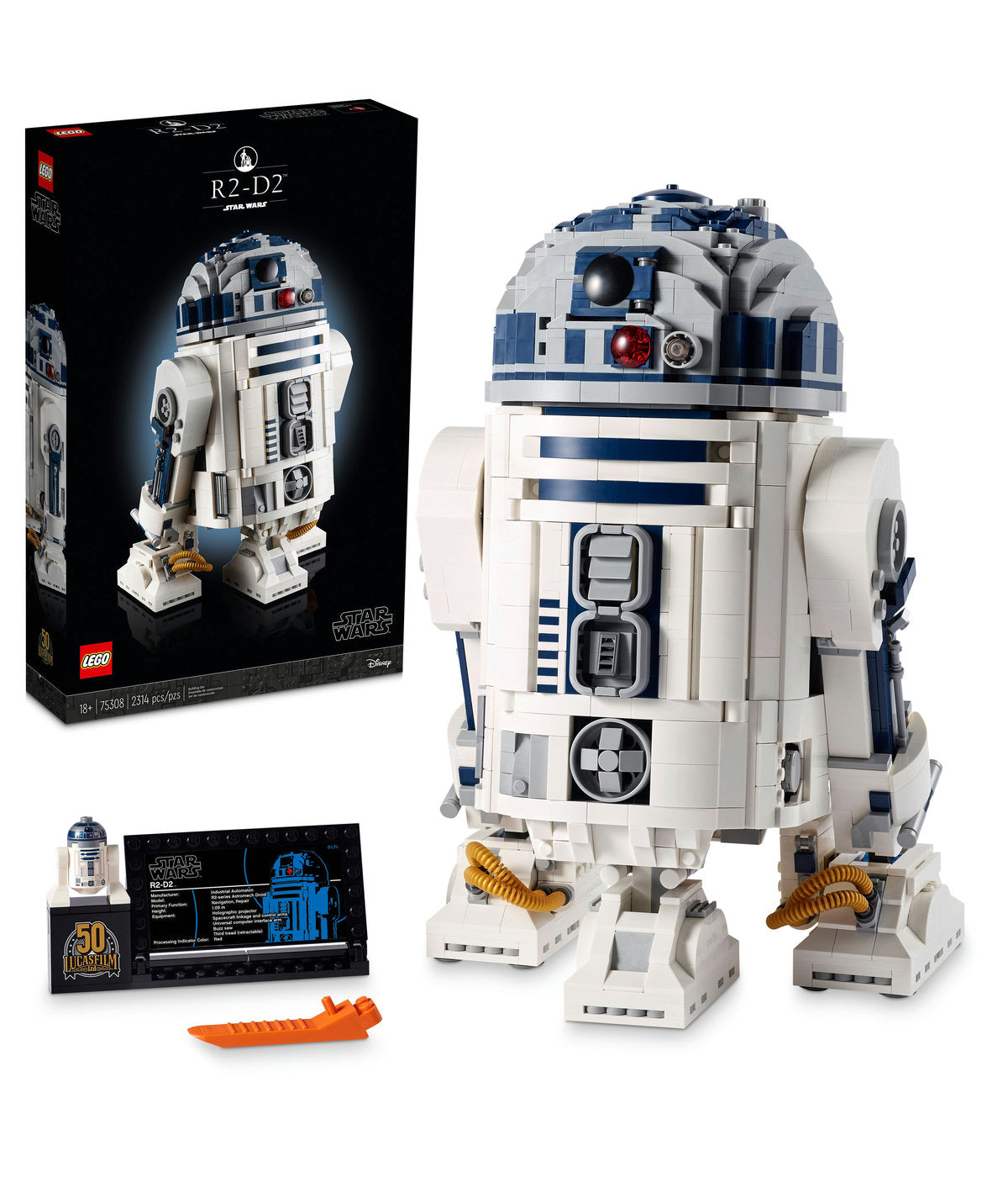 LEGO Star Wars R2-D2 75308 Collectible Building Kit (2,315 Pieces)