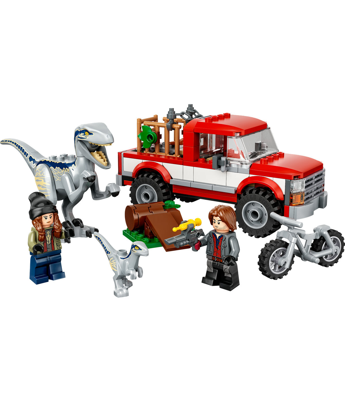 LEGO Jurassic World Blue & Beta Velociraptor Capture 76946 Building Kit (181 Pieces)