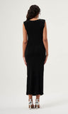Mzl Sleeveless Gathered Dress Black Apparel