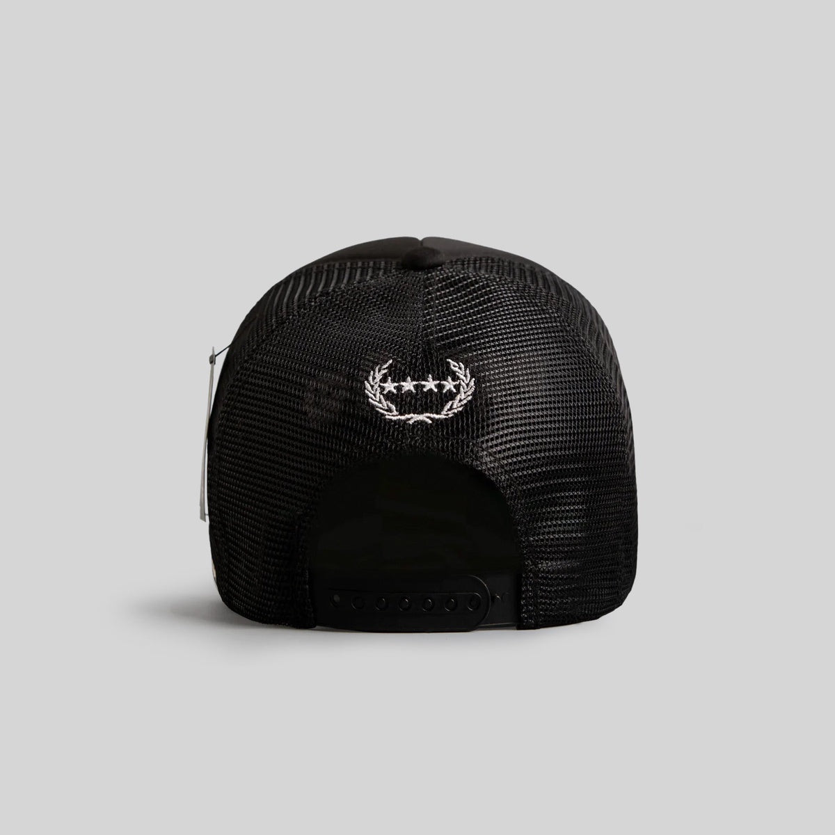 WE'RE ALL SCREWED BLACK TRUCKER HAT