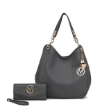 Ashley Hobo Bag and Wallet Set