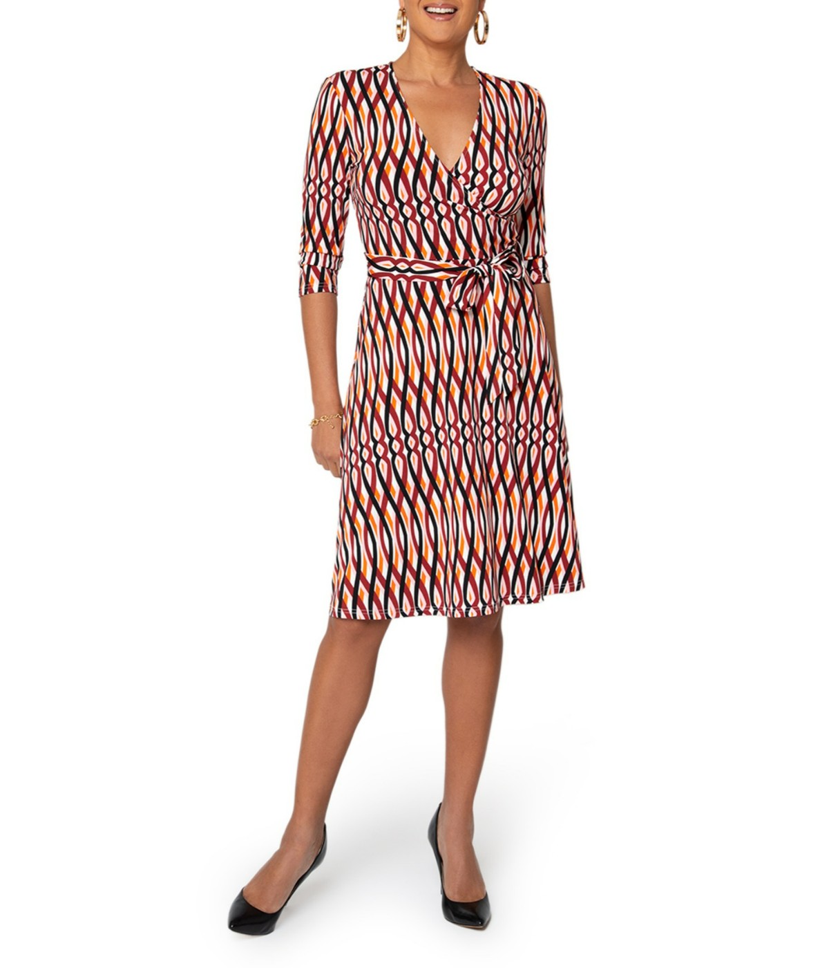 Retro Stripes Sun Dried Tomato