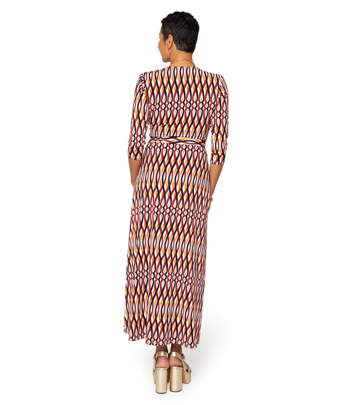 Retro Stripes Sun Dried Tomato
