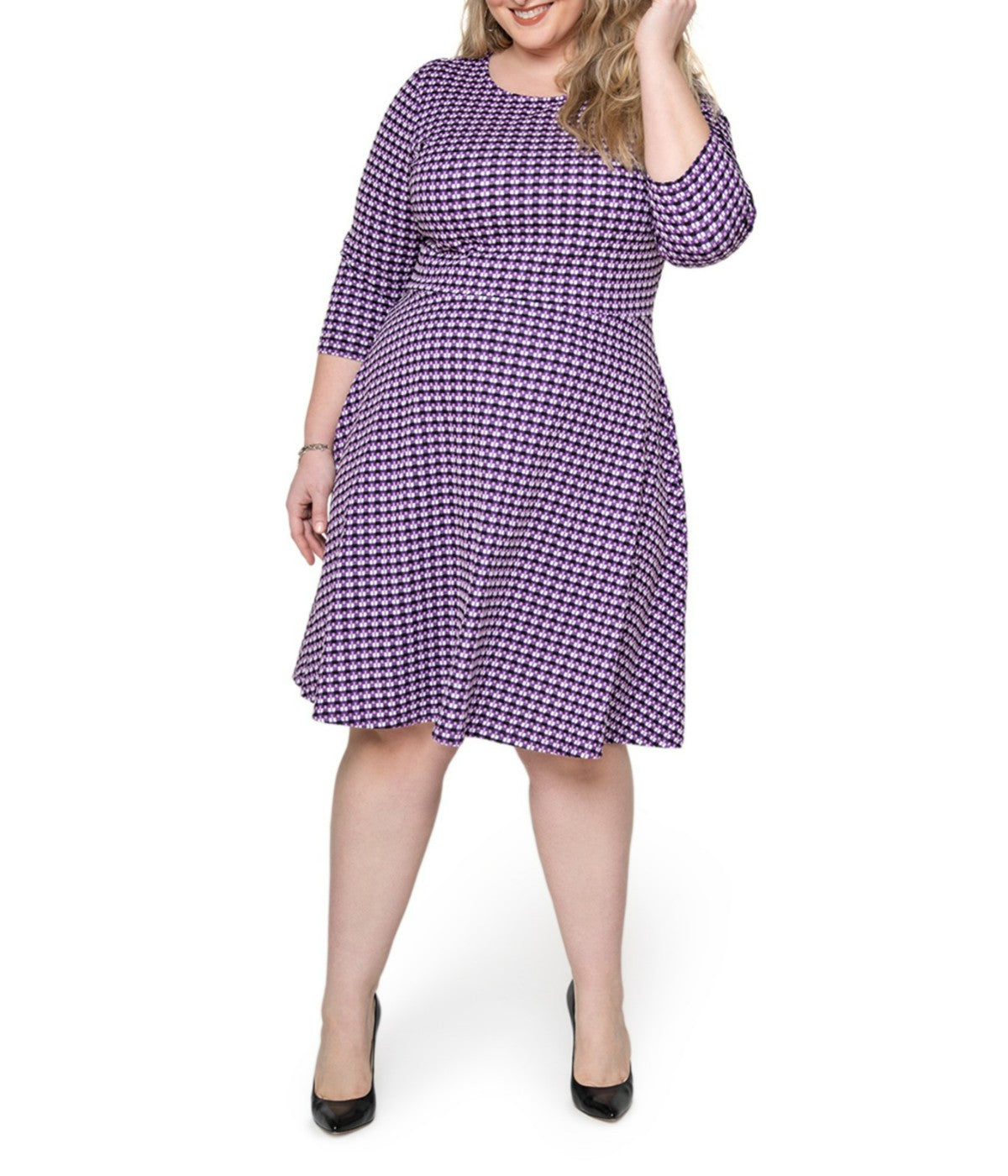 City Lights Jacquard Purple Mult