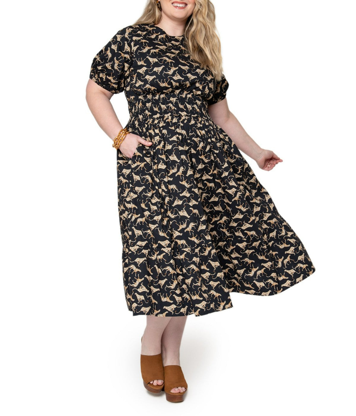 Scattered Cheetah Black