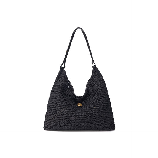 Raffia Triangle Women's Shoulder Bags