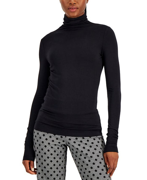 Anne Klein Black Seamless Turtleneck - Anne Black – FOREVER 21