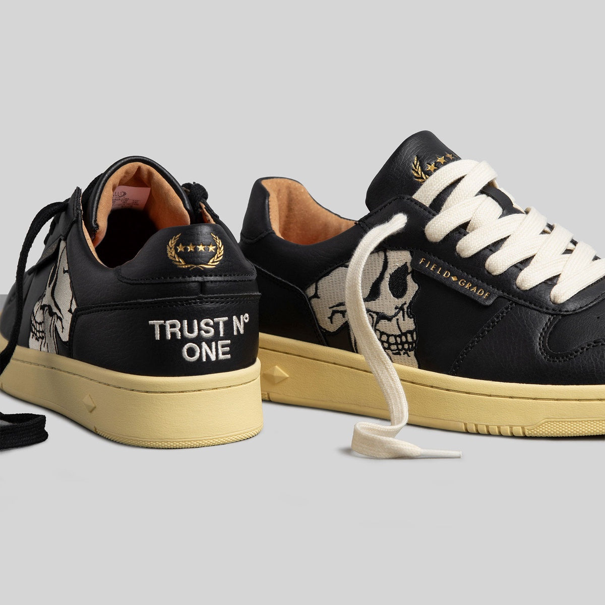 FG-1 LOW "TRUST NO ONE" - BLACK BONE