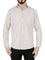 Cream Windowpane Checkered Dress Shirt