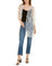 Floral Lace Oversized Sheer Cardigan With Side Slits