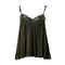 Syvan Pleated Lace Trim Cami Top