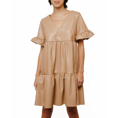Ashlyn Vegan Leather Dress Ashlyn Vegan Leather Dress