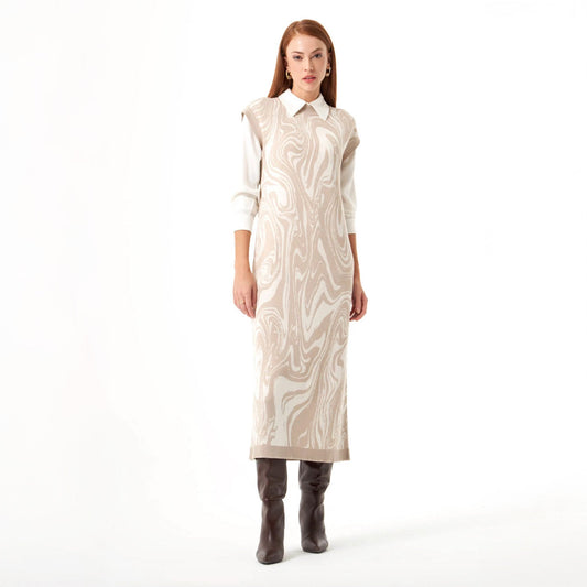 Mizalle - Dress Beige Apparel