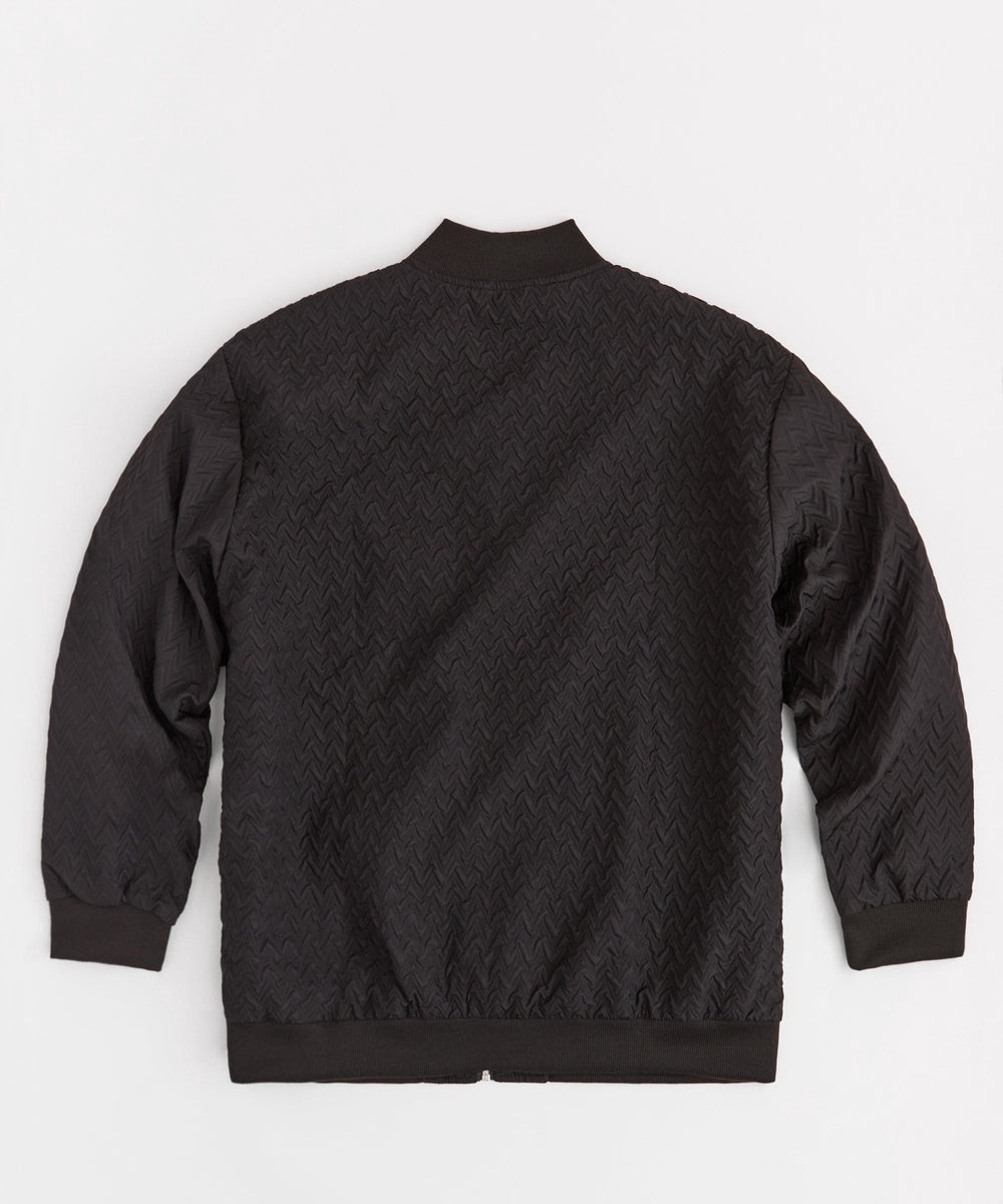 Coaches Chenille Patched Champions Jacket - Black