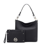 Viviana Hobo Bag and Wristlet Set