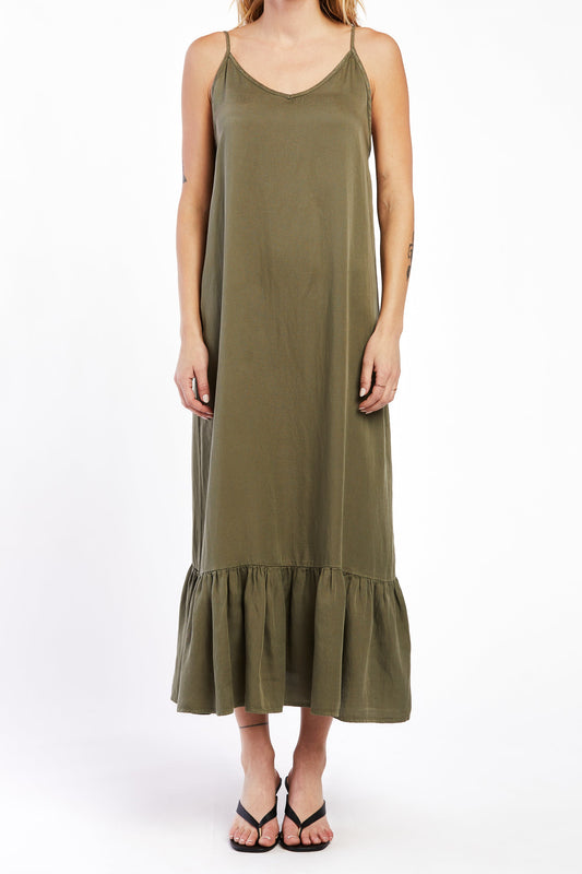 Adele Adjustable Strap Long Tank Dress
