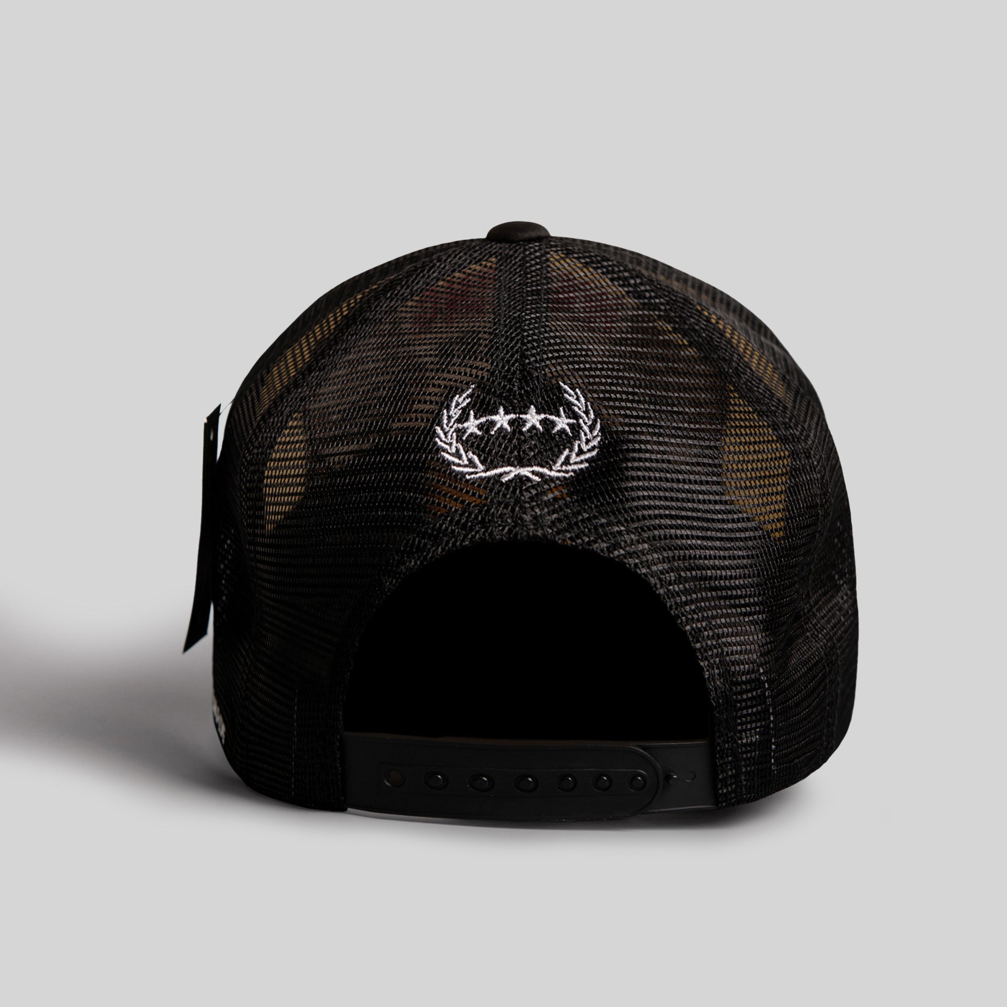 BEWARE of DOG SAND/BLACK TRUCKER HAT