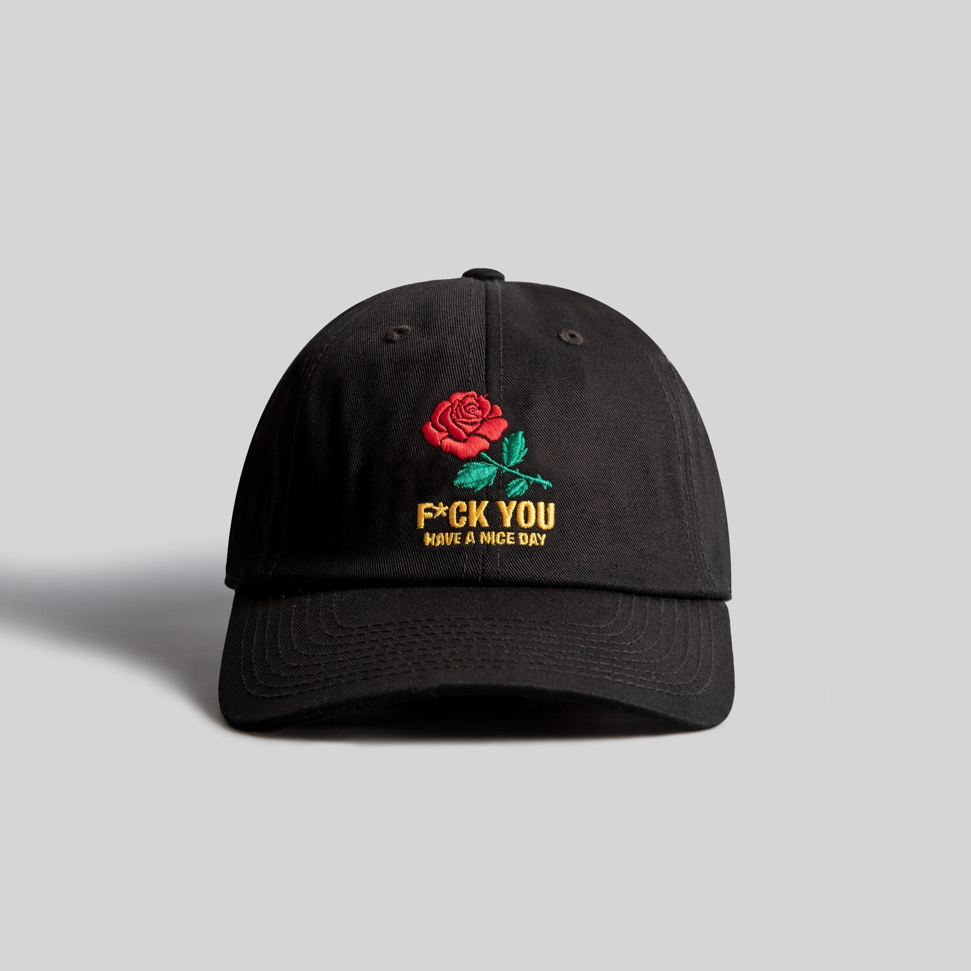 HAVE a NICE DAY BLACK RELAXED FIT HAT