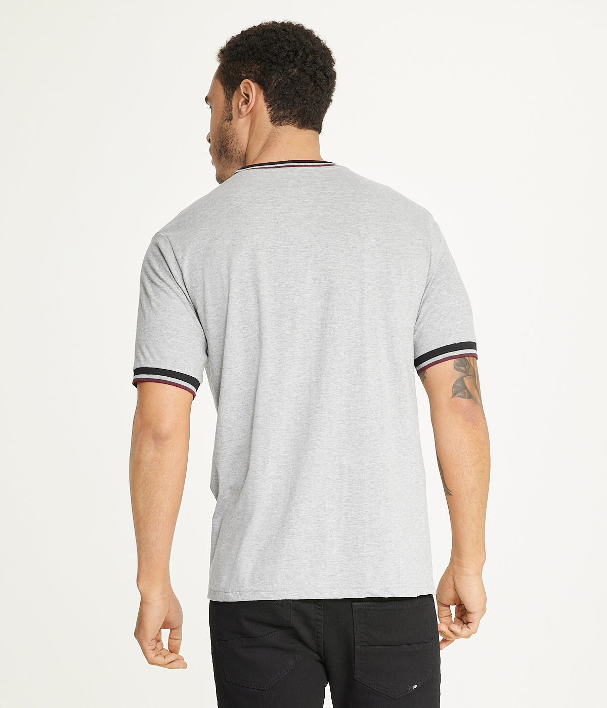 Brooklyn Laundry Men'sÂ Tonal Embroidery Crew Neck Tee