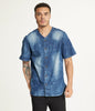  Brooklyn Laundry Men's Baseball Denim Shirt  Denim Bleach
