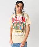 Cheech & Chong Rollin Homies Short Sleeve Tee - Khaki