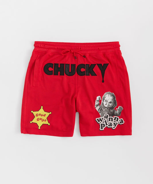 Chucky Good Guys Mesh Short - Red