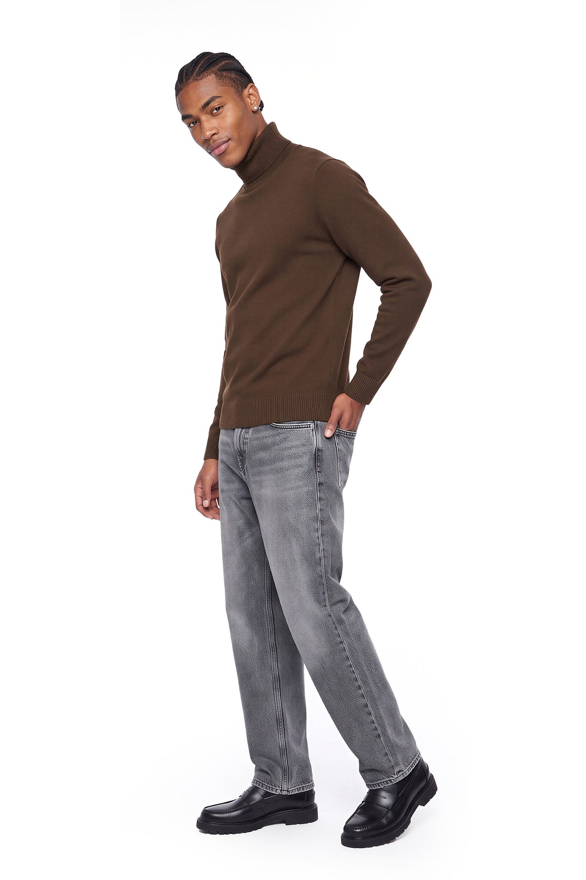 Classic Long Sleeve Turtleneck Sweater