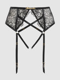 Melrose Embroidered Garter - Fredericks Of Hollywood