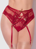 Melrose Embroidered Garter - Frederick's of Hollywood