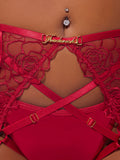 Melrose Embroidered Garter - Frederick's of Hollywood
