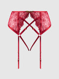 Melrose Embroidered Garter - Frederick's of Hollywood