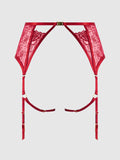 Melrose Embroidered Garter - Frederick's of Hollywood