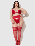 Petra Satin Garter - Frederick's of Hollywood