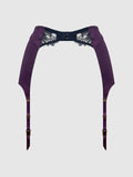 Rosalind Lace & Satin Open Back Garter Skirt - Frederick's of Hollywood