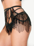 Lune Beaded Garter Belt - Frederick's of Hollywood