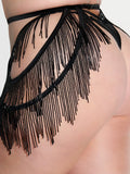 Lune Beaded Garter Belt - Frederick's of Hollywood