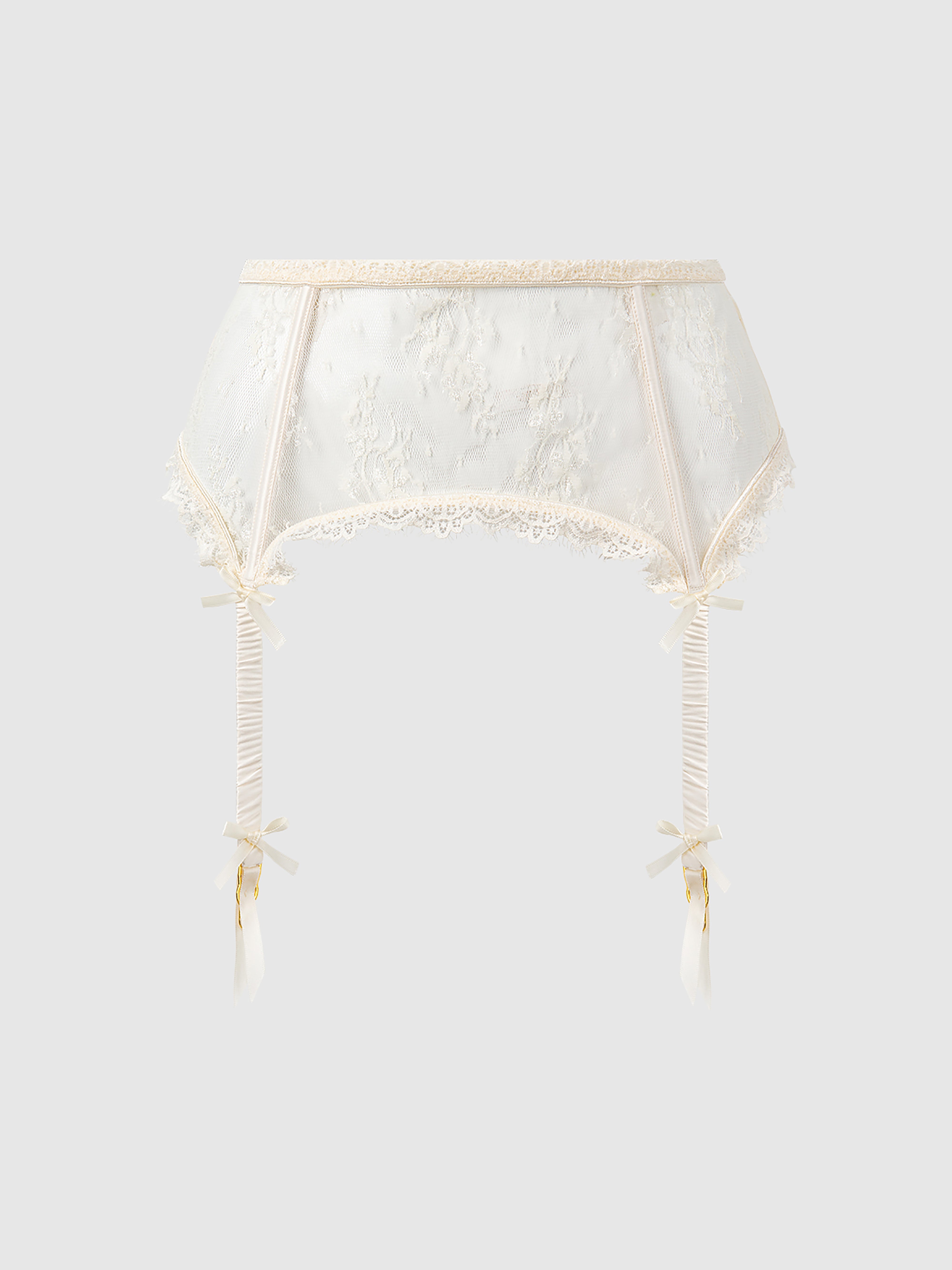 Luella Lace Garter Belt - Frederick's of Hollywood
