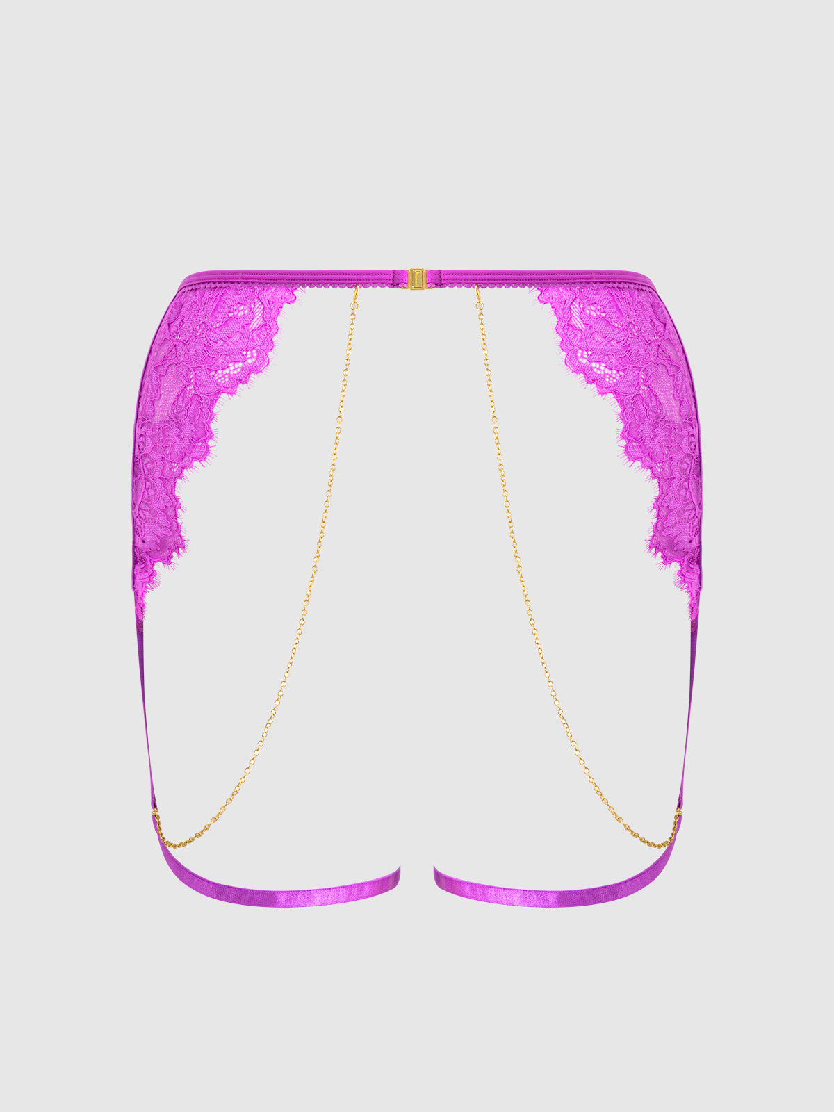 Arianna Lace & Chains Thigh Garter Belt - Frederick's of Hollywood