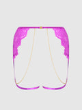 Arianna Lace & Chains Thigh Garter Belt - Frederick's of Hollywood